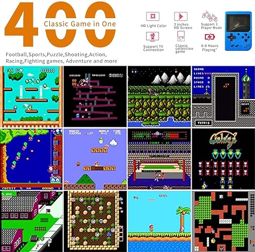 🎮 Mini SUP Handheld Retro Game Console – 500 in 1 Classic Fun | Best For Kids