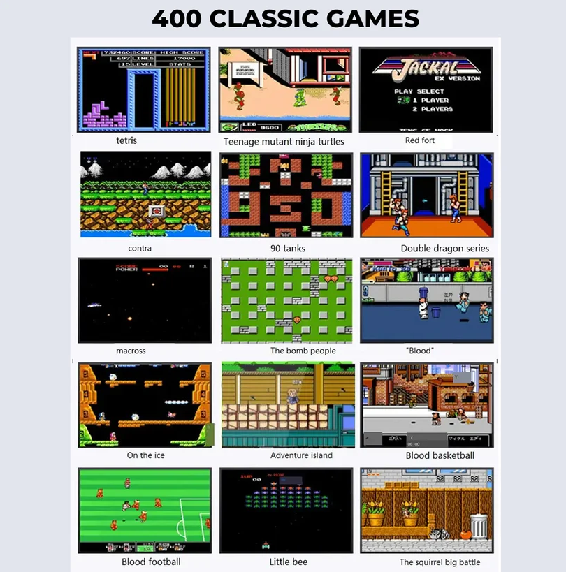 🎮 TOYTONIC® 400-in-1 Retro Handheld Game Console – Classic Gaming Reimagined!