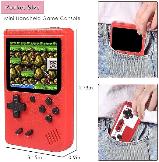 🎮 Mini SUP Handheld Retro Game Console – 500 in 1 Classic Fun | Best For Kids