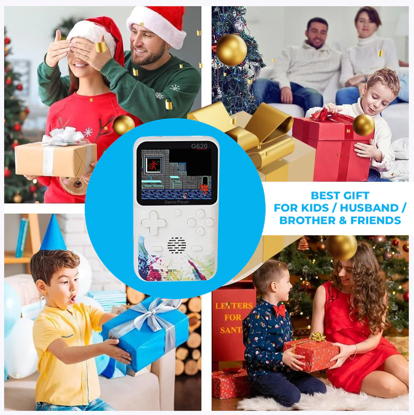 🎮 WRADER® G620 500-in-1 Handheld Retro Game Console – Plug & Play Classic Fun!