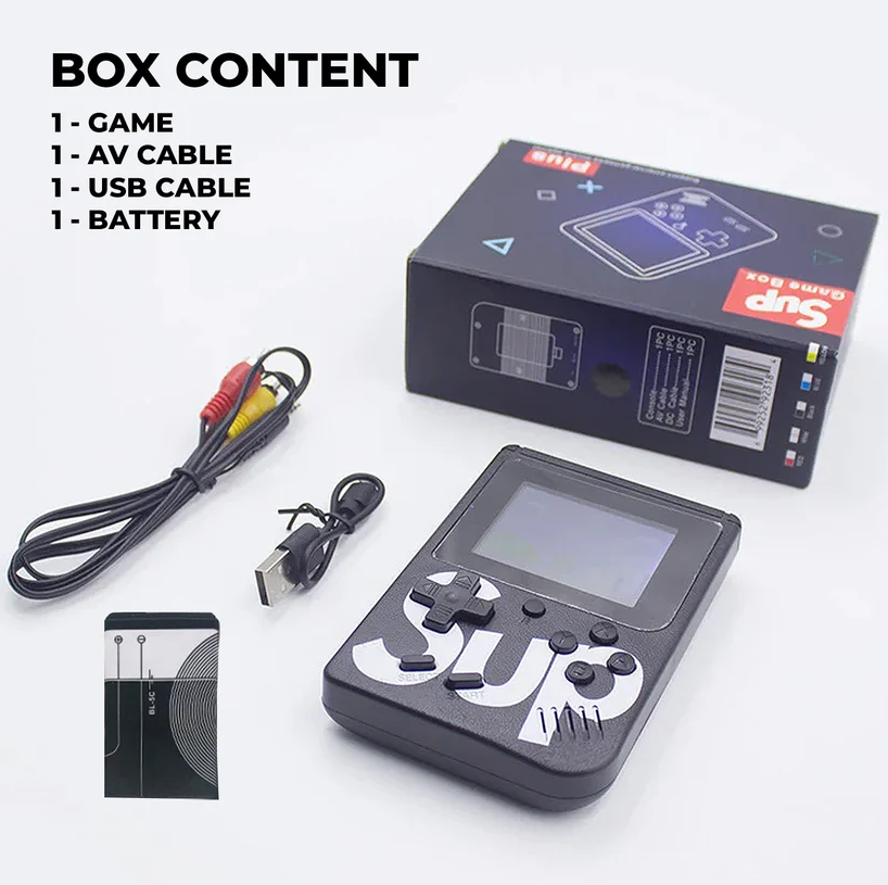 🎮 TOYTONIC® 400-in-1 Retro Handheld Game Console – Classic Gaming Reimagined!